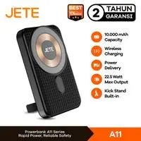 JETE A11 Power Bank Magsafe 10000 MaH Magnetic - Garansi 2 Tahun